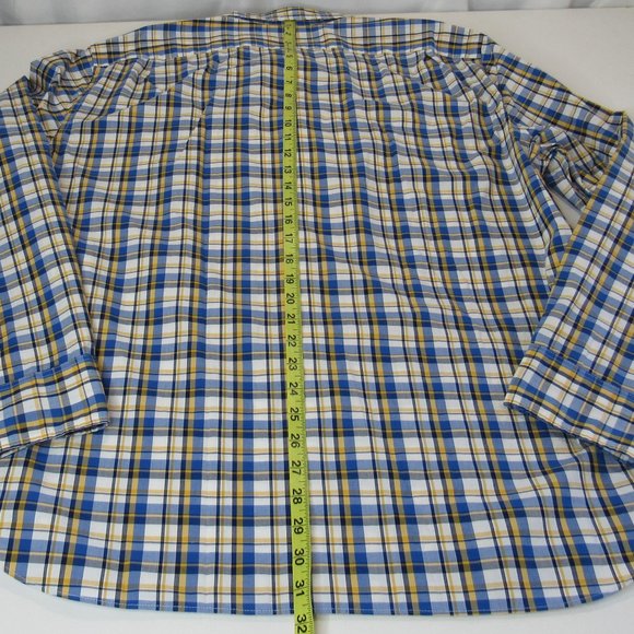 J.Crew Factory Men’s Slim Plaid Flex Casual Shirt Size XXL - Picture 8 of 10